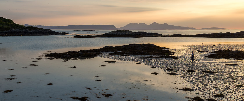 MG 7579 
 Jane on the beach, Arisaig, west Highlands