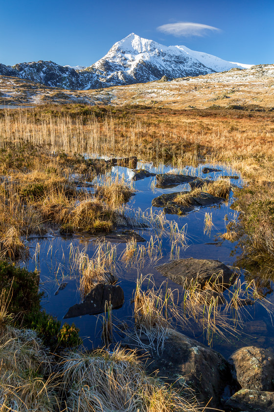 04A2973 
 Crib Goch from Llyn Cwmffynnon